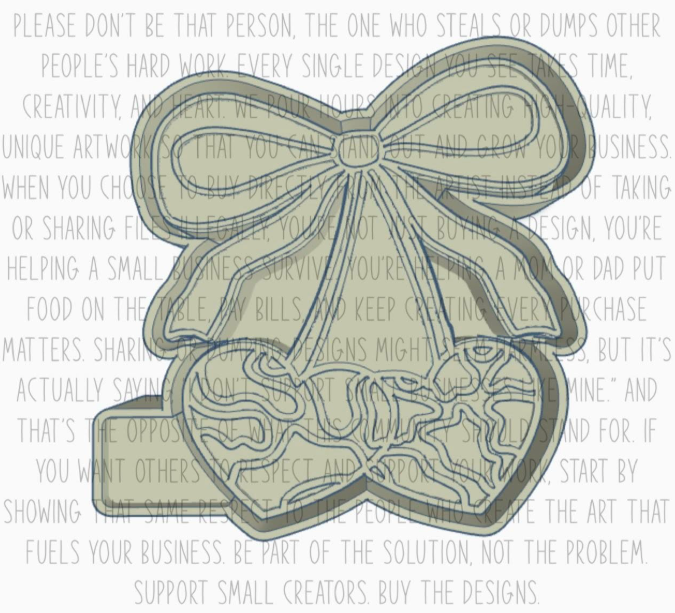 Camo Heart Bow
