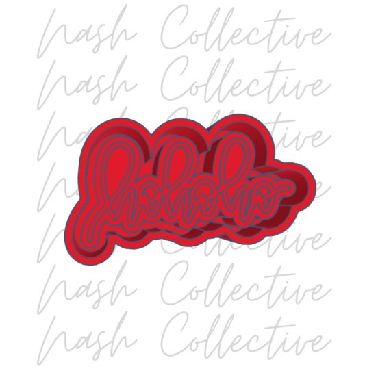 Ho Ho Ho Cursive